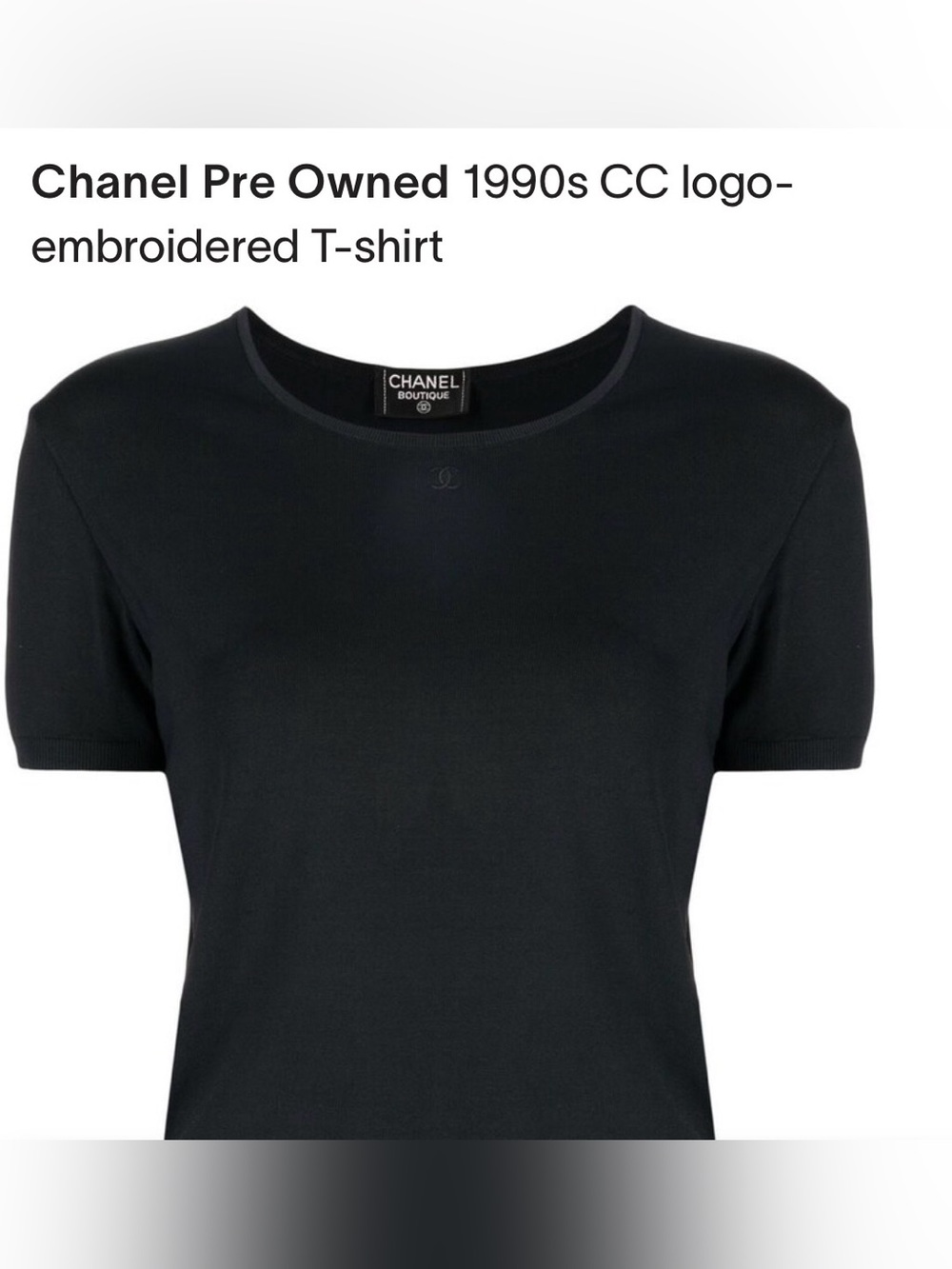 Vintage Chanel Baby Tshirt